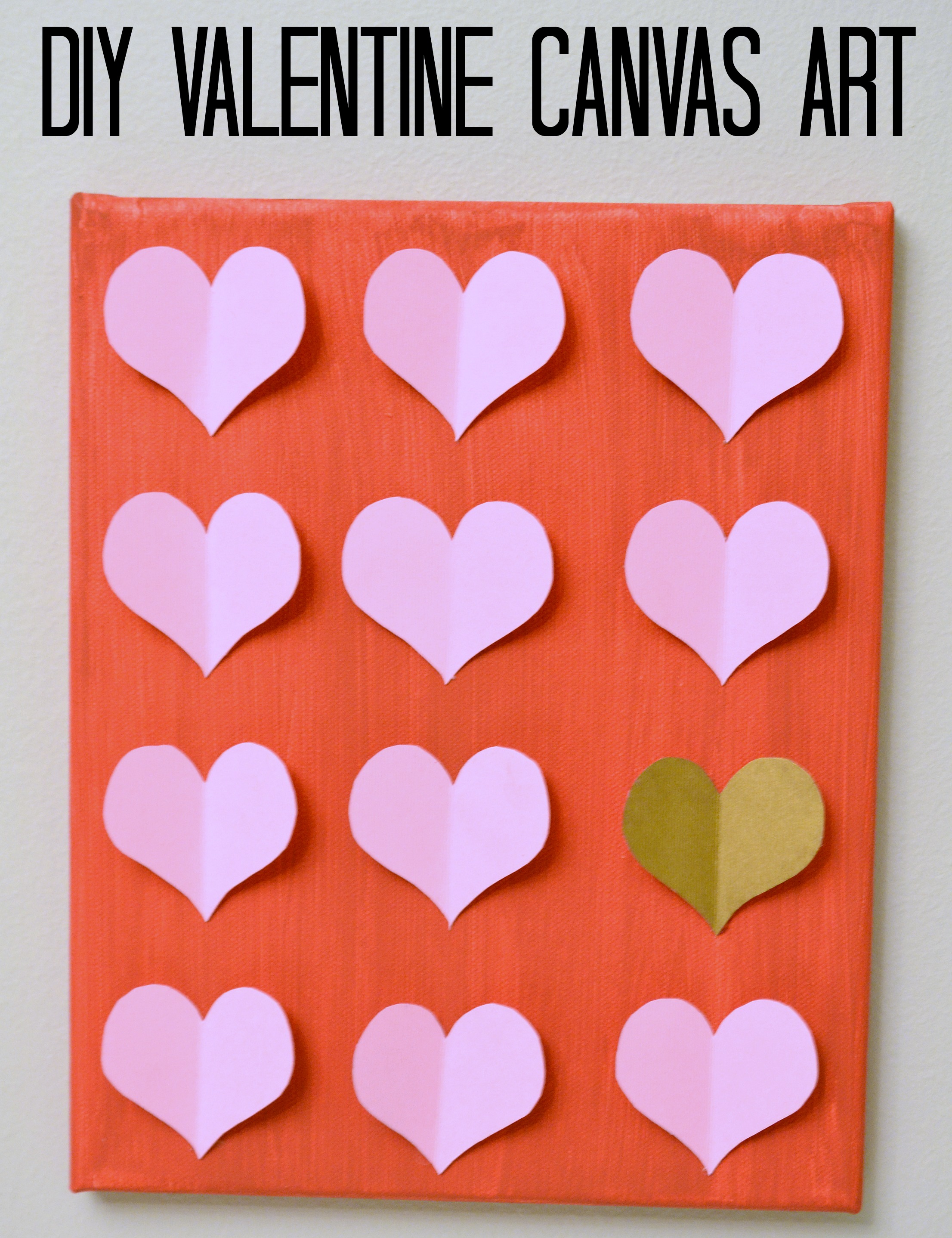 DIY Valentine Canvas Art Houston Mommy and Lifestyle Blogger