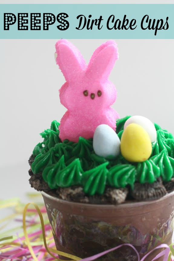 PEEPS Easter Bunny Dirt Cups