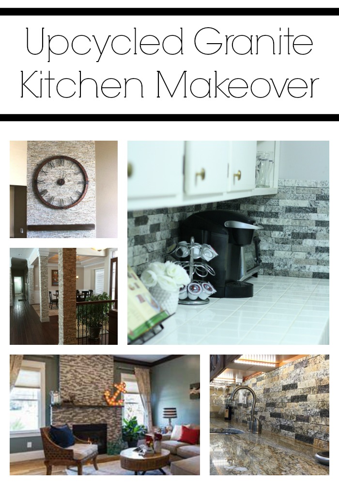 Upcycled Stone Kitchen Makeover