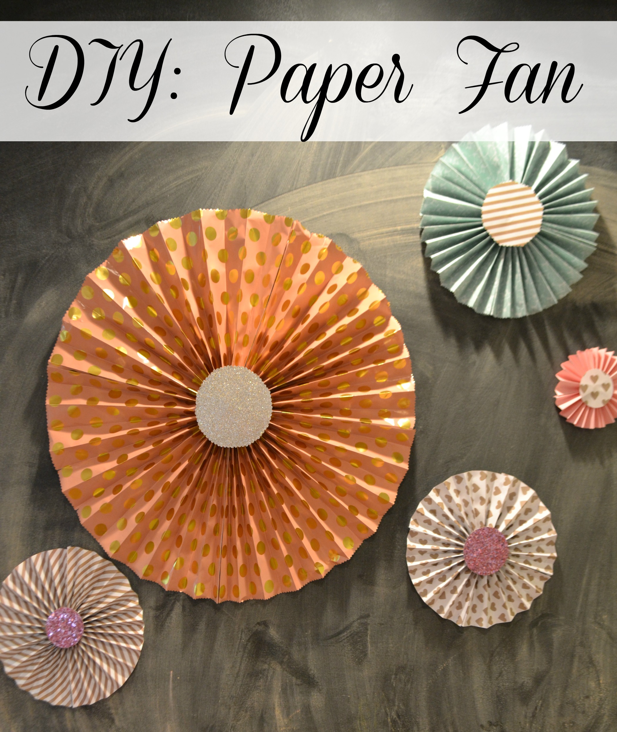 DIY: Paper Fans - Houston Mommy and Lifestyle Blogger