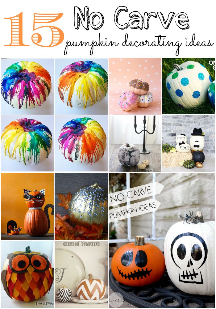 creative pumpkin decorating ideas without carving