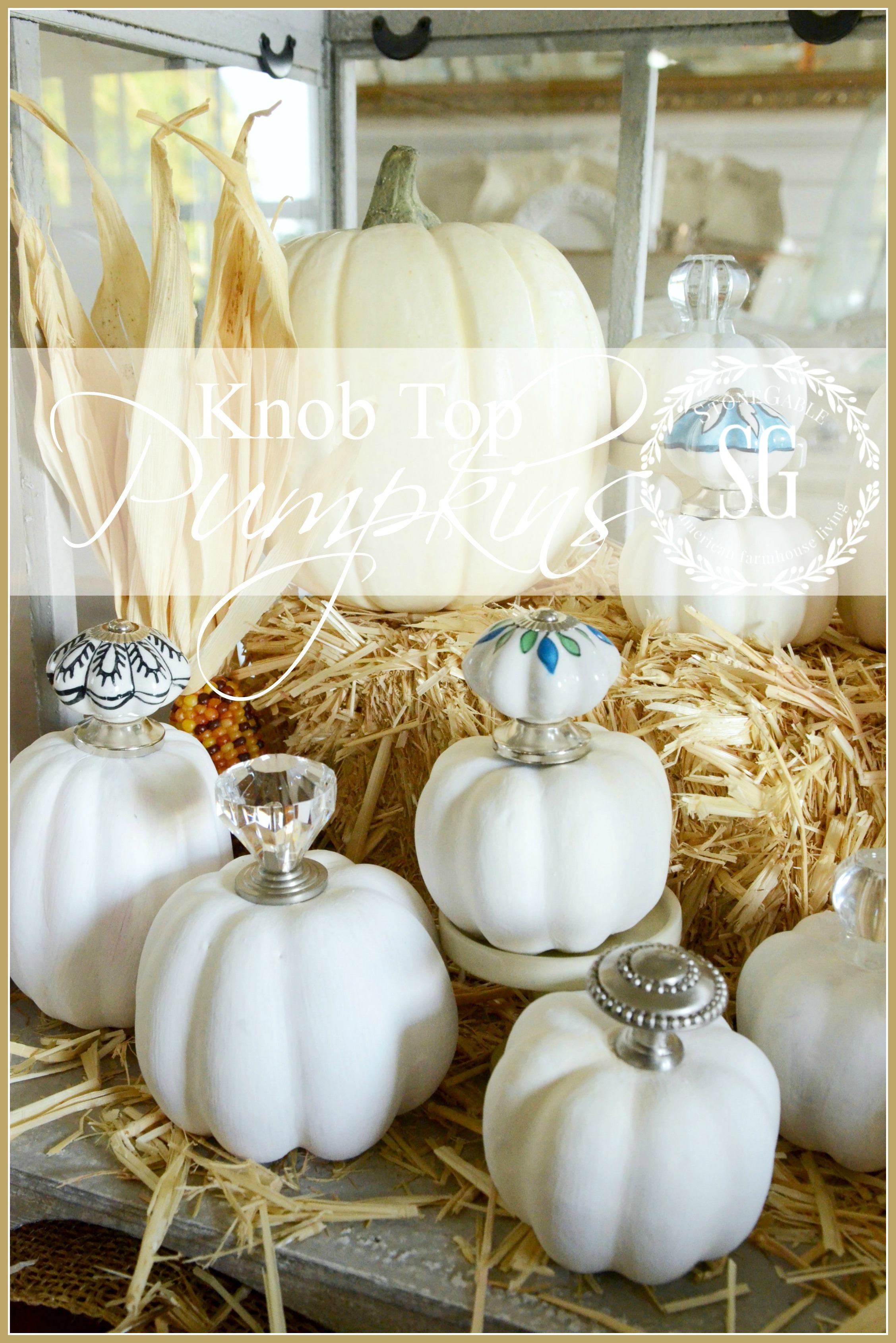 KNOB-TOP-PUMPKINS