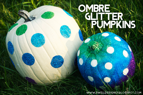 ombre-glitter-pumpkins