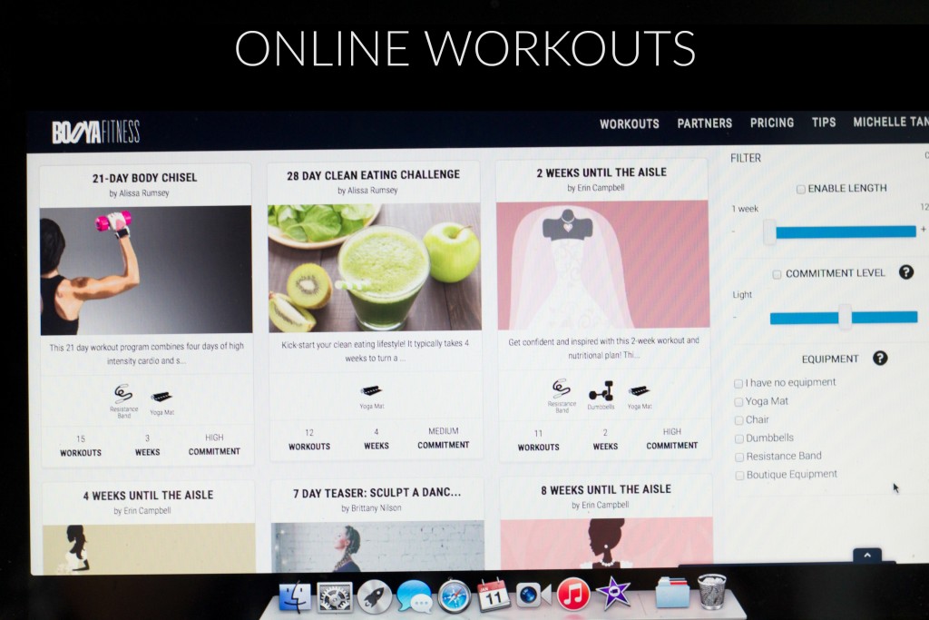 online workouts