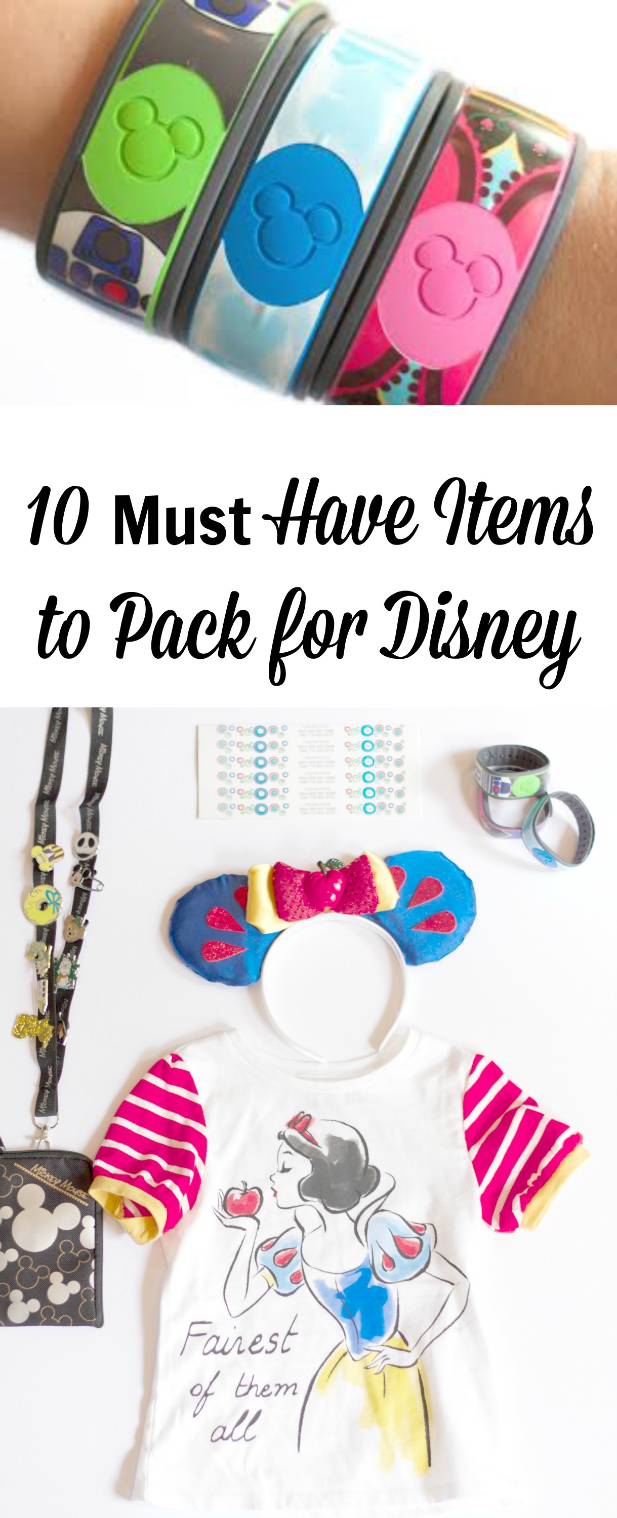 Must Have Items to Pack for Disney
