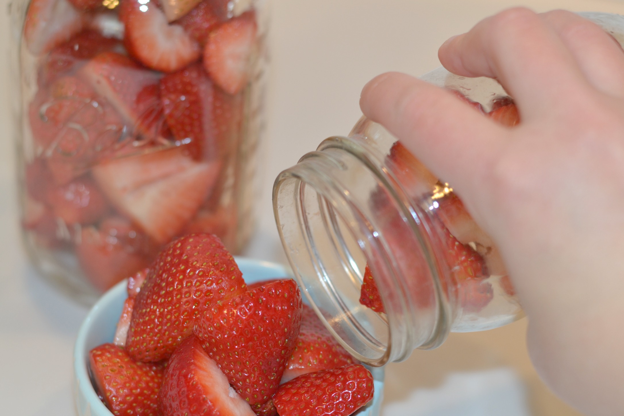 sliced berries