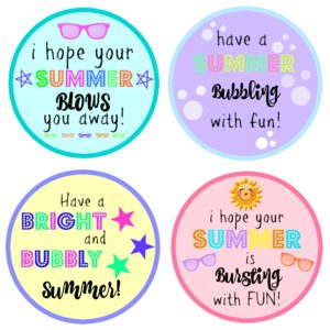 End of Year Gift: Bubbles with FREE Printable - Houston Mommy and ...