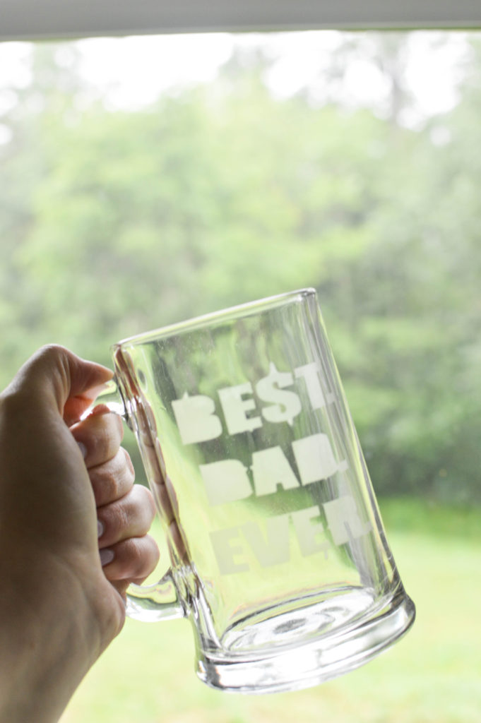 Fathers Day DIY Etched Glass Beer Mugs Gifts-8