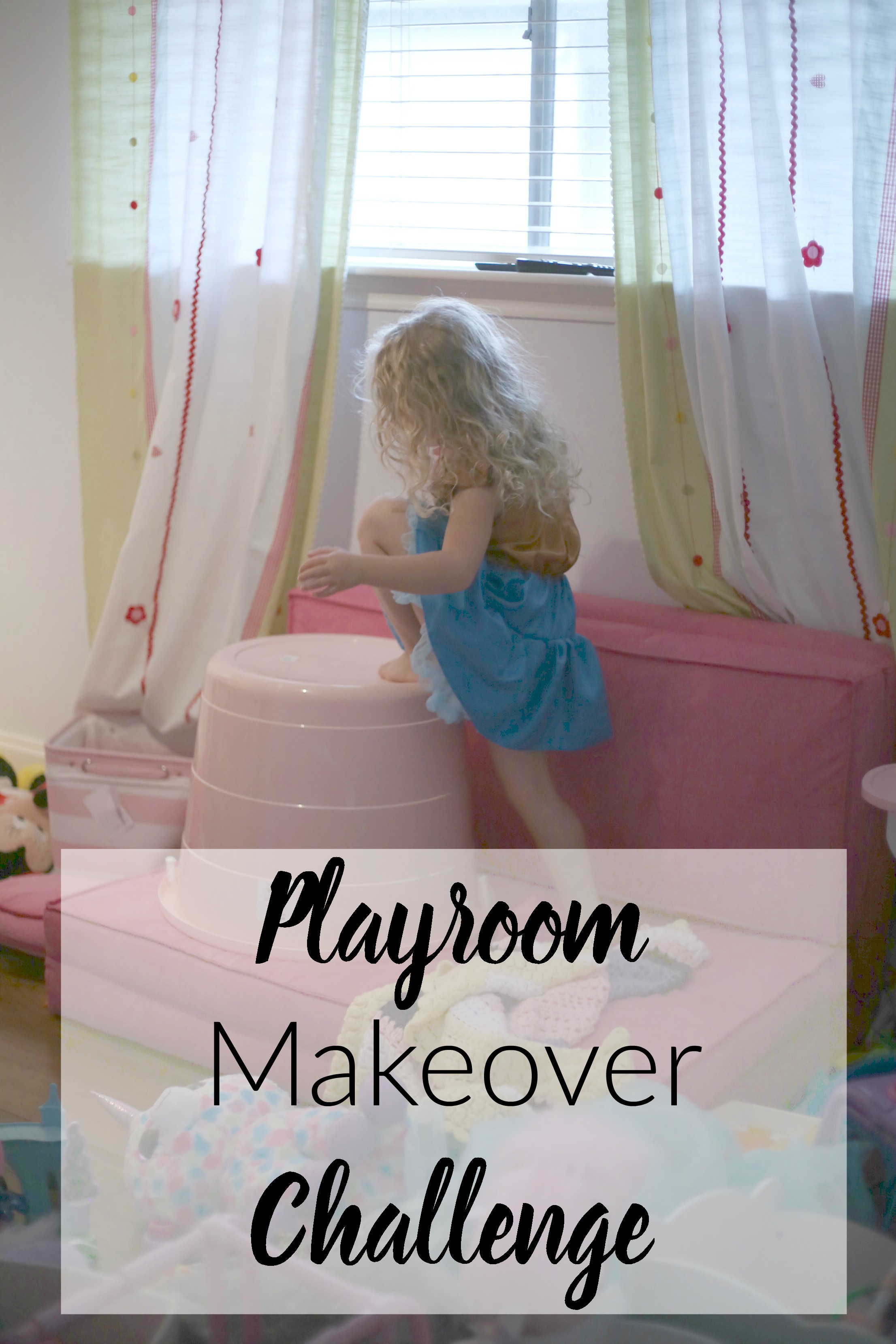 Playroom Makeover Challenge. Such great ideas on turning a playroom for toddlers into one for growing kids. 