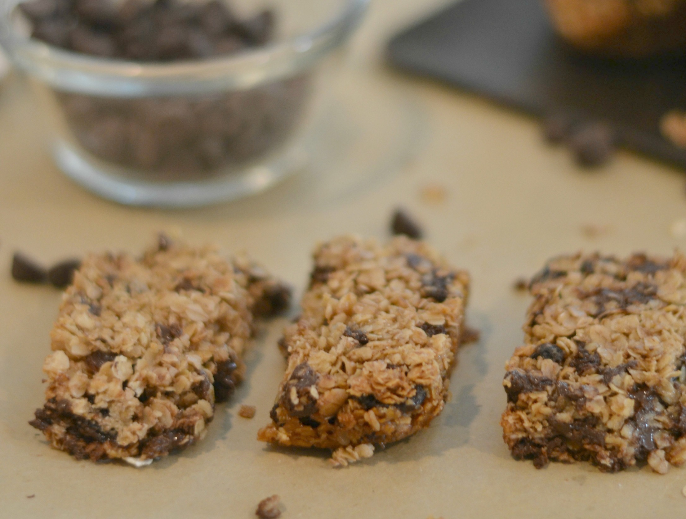 Delicious granola bar recipe and easy to make. These were a hit with my kids!