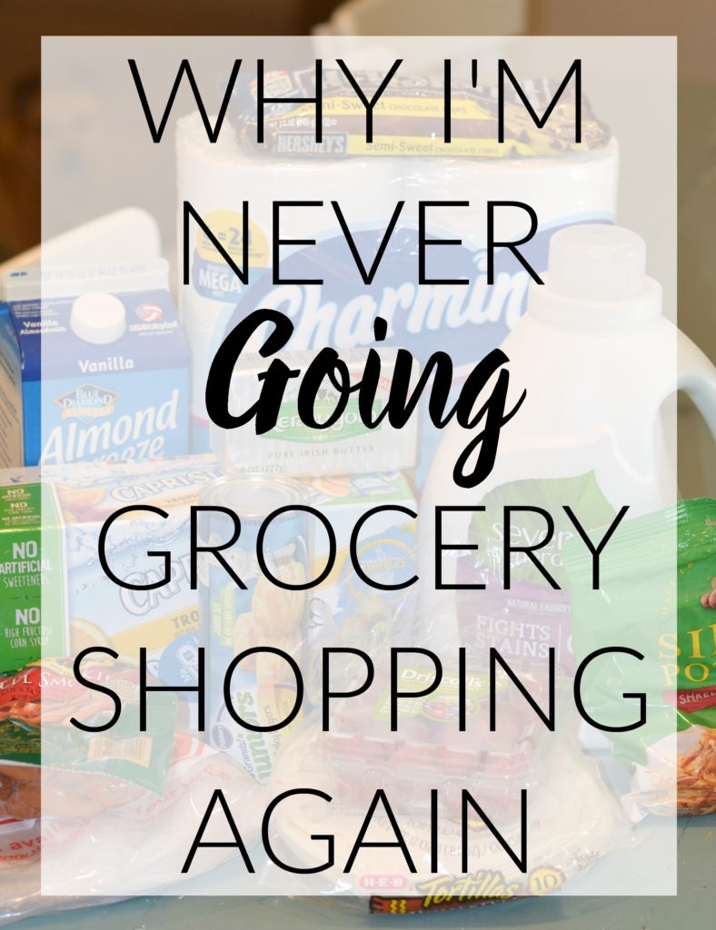 For Moms grocery shopping can be a stressful experience every week but, with this tip you will never have to GO grocery shopping again!