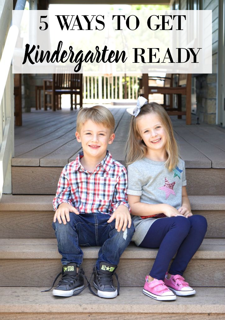 5 WAYS TO GET KINDERGARTEN READY, Back to school, Kindergarten, First day of School