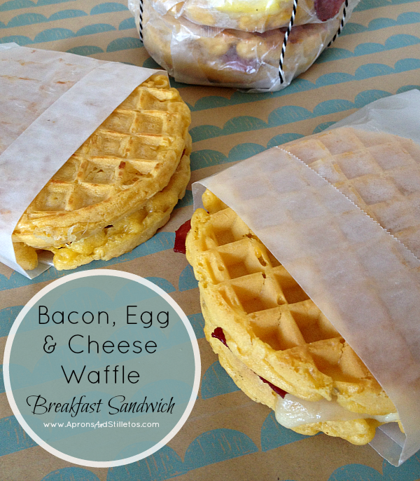 Aunt Jemima Bacon, Egg & Cheese Waffle Breakfast Sandwich 3