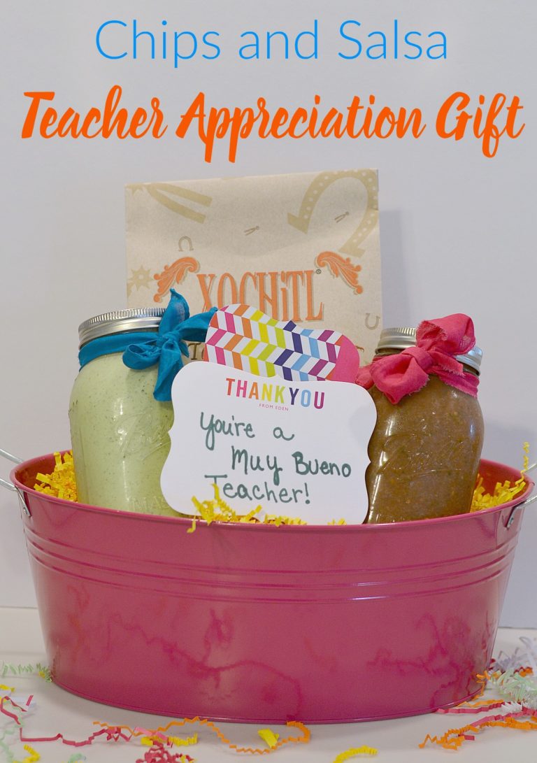 Teacher Appreciation Gift, Back to School Teacher Gift, Chips and Salsa Gift Basket
