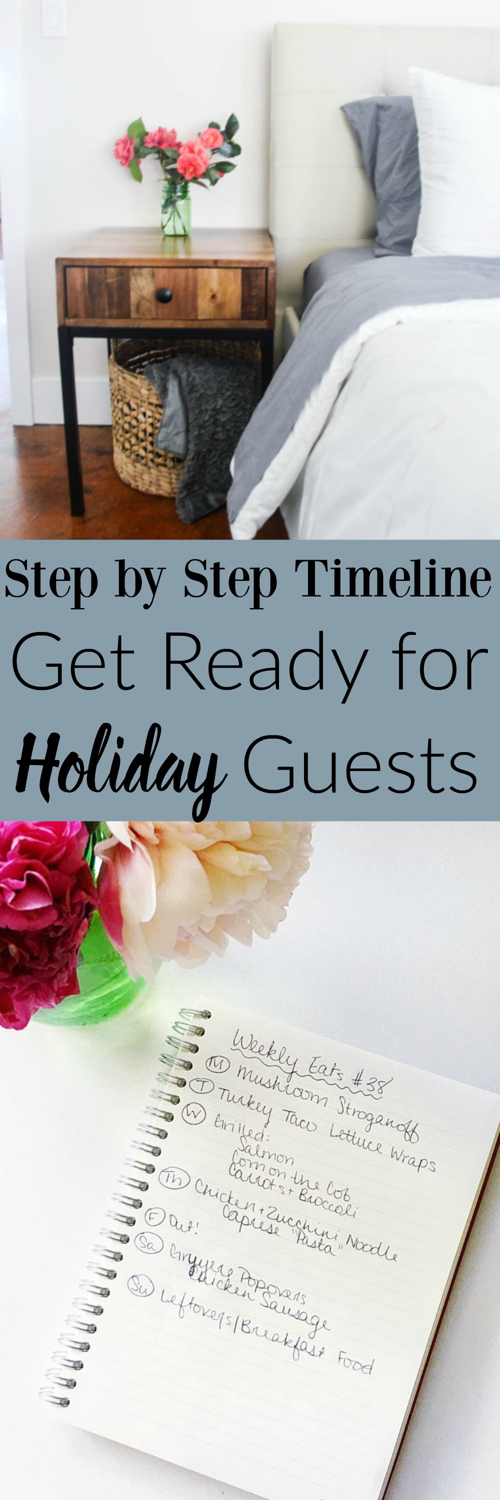 Step by Step Timeline to Get Ready for Holiday Guests