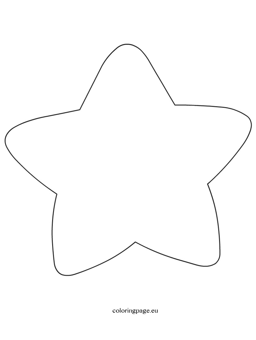 How To Make A Large Star Template