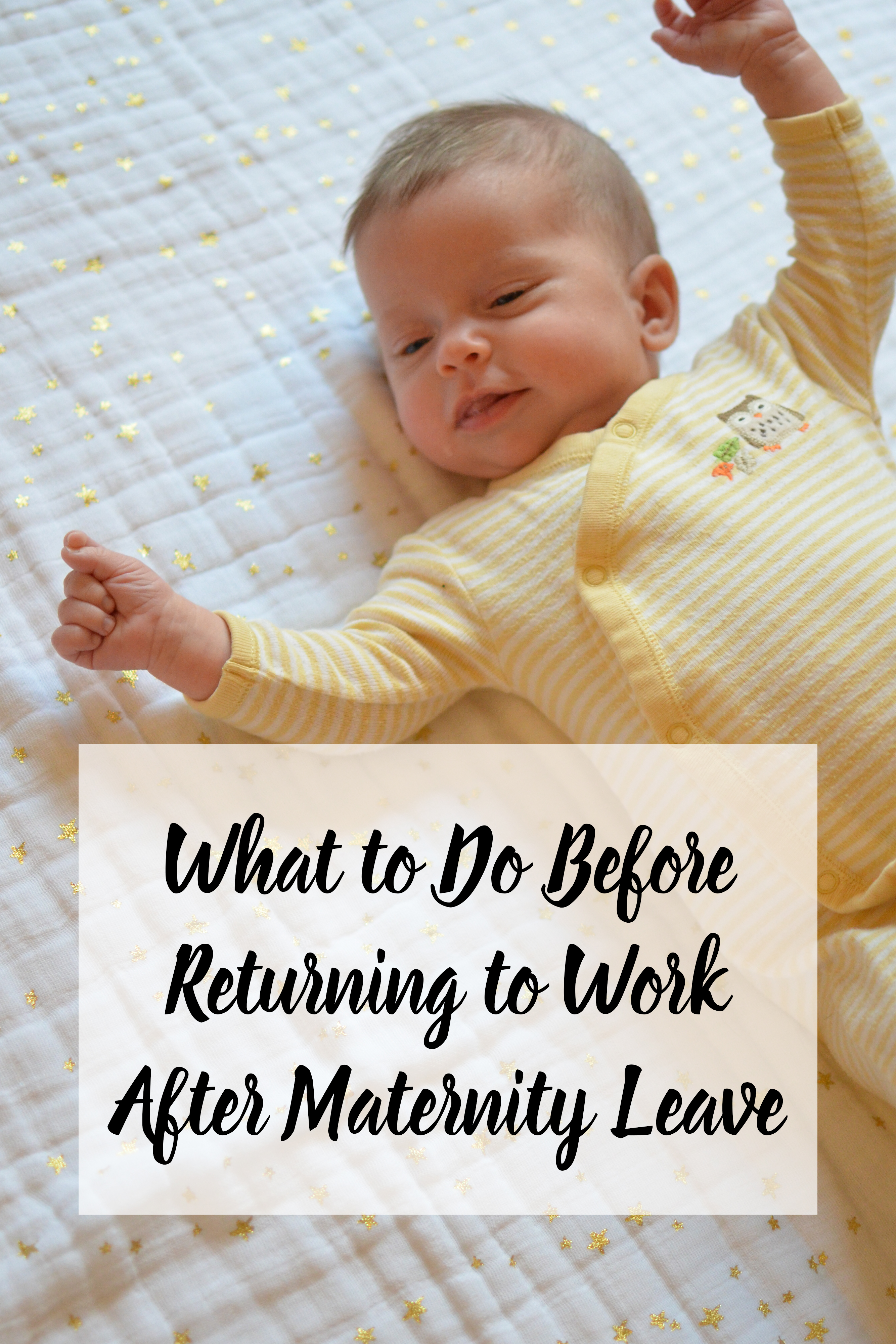 Heading back to work? Here are 10 tips to prepare to go back to work after maternity leave!