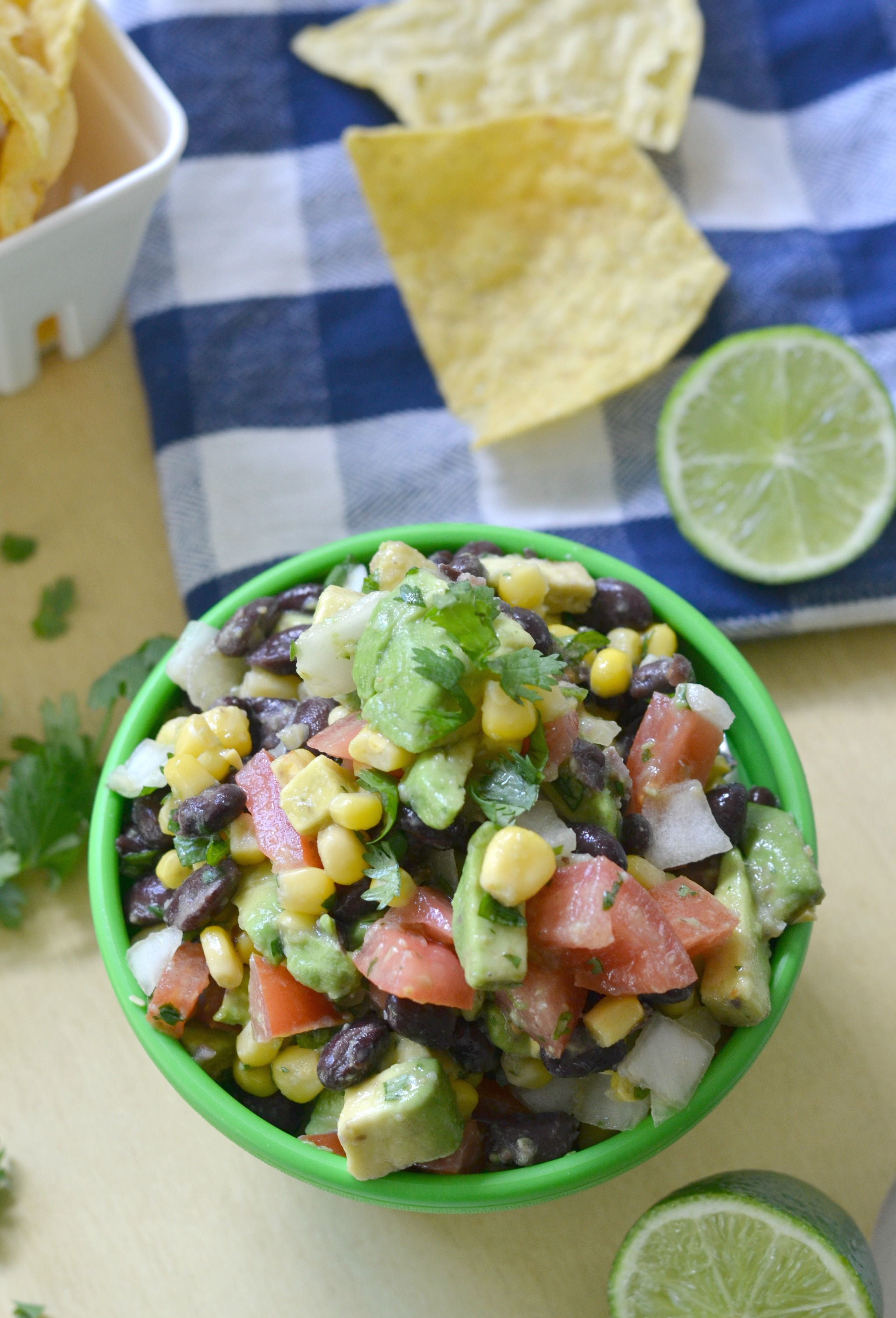 Avocado and Corn Black Bean Salsa