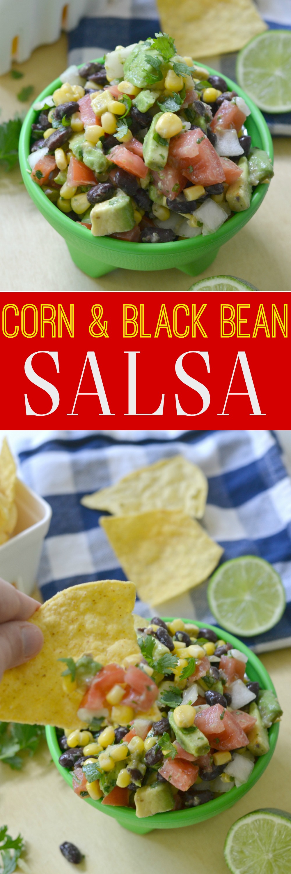 Avocado and Corn Black Bean Salsa
