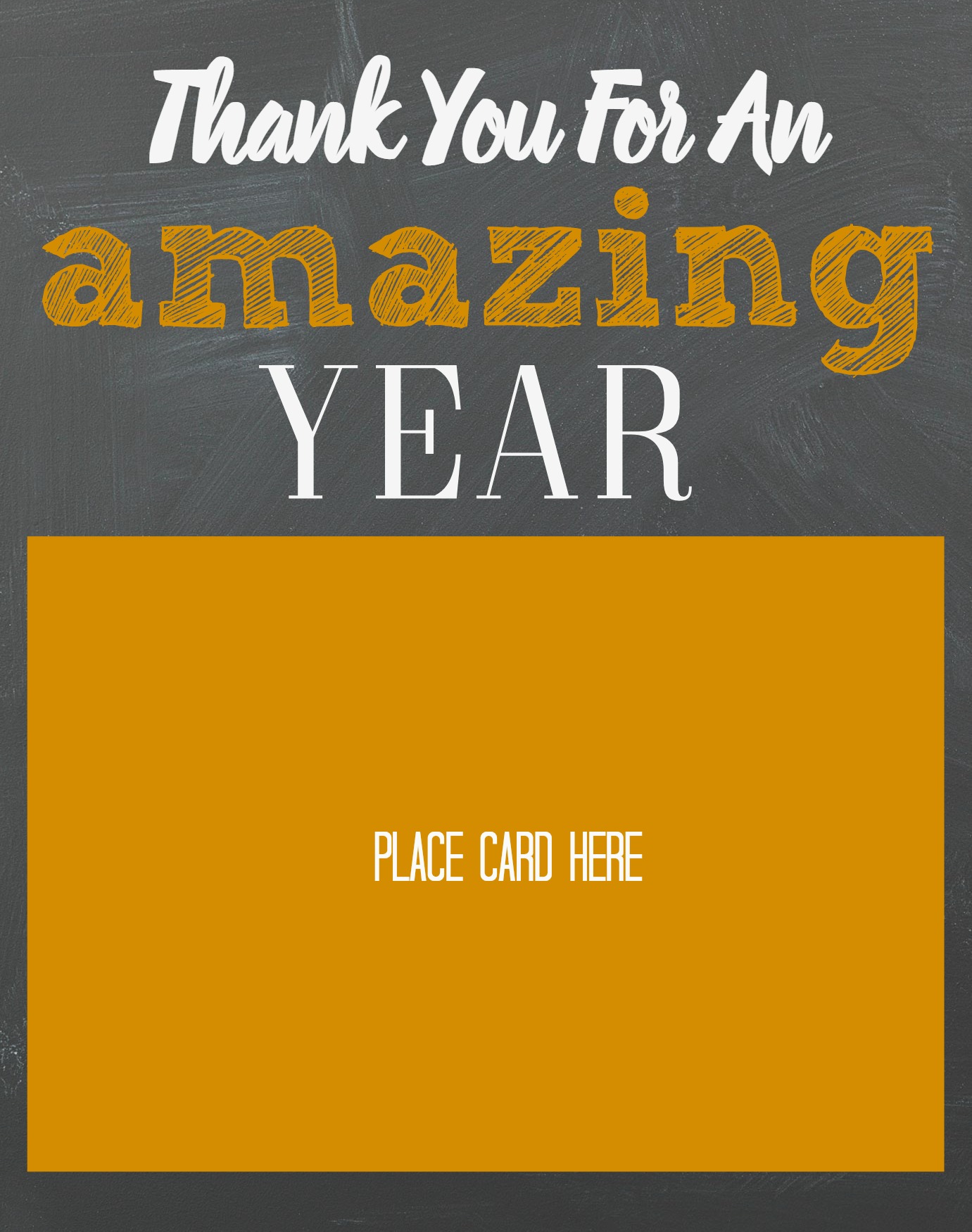 End of Year Teacher Gift- Gift Card Holder
