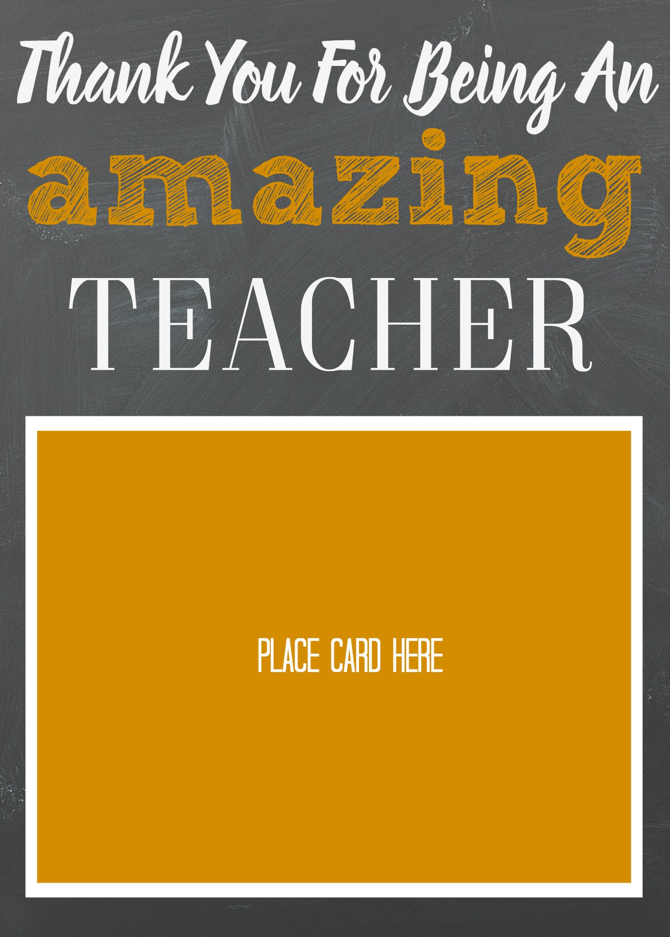 Teacher Appreciation Gift Card Holder- Amazon Gift Card Holder