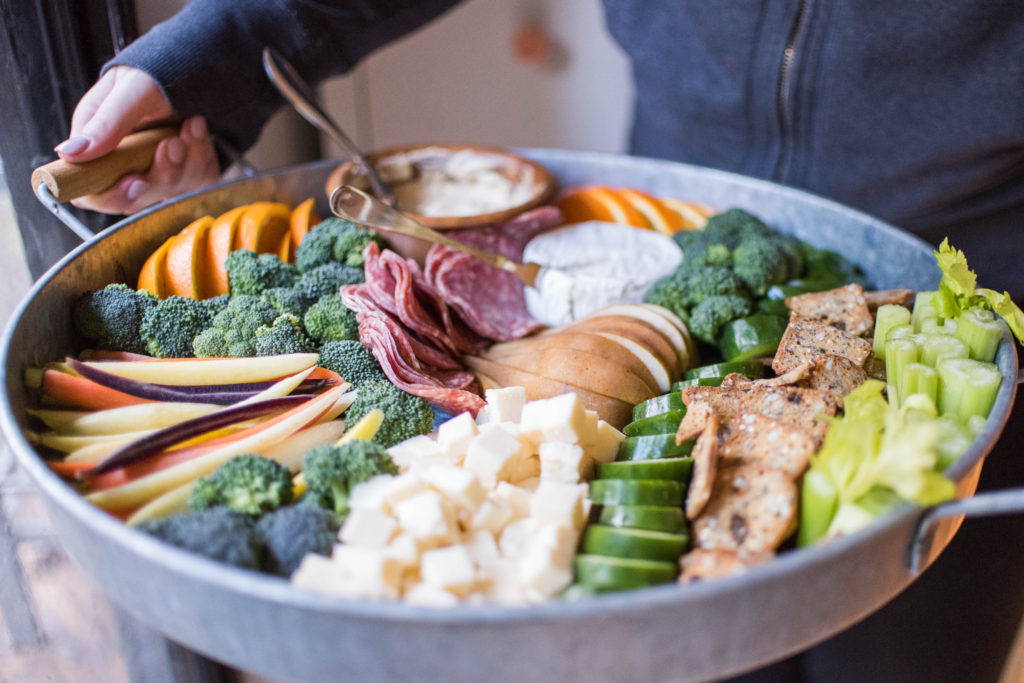 Superbowl snack idea: crudite platter