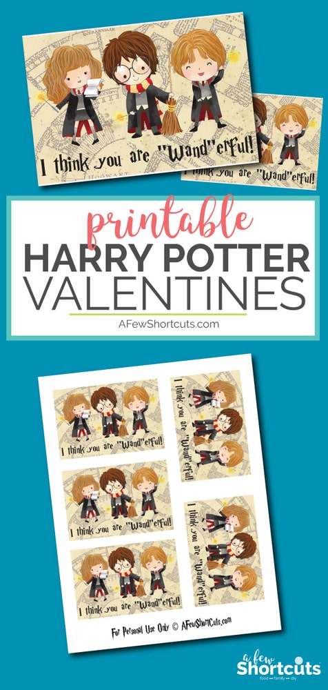 DIY Harry Potter Valentines Day Printable