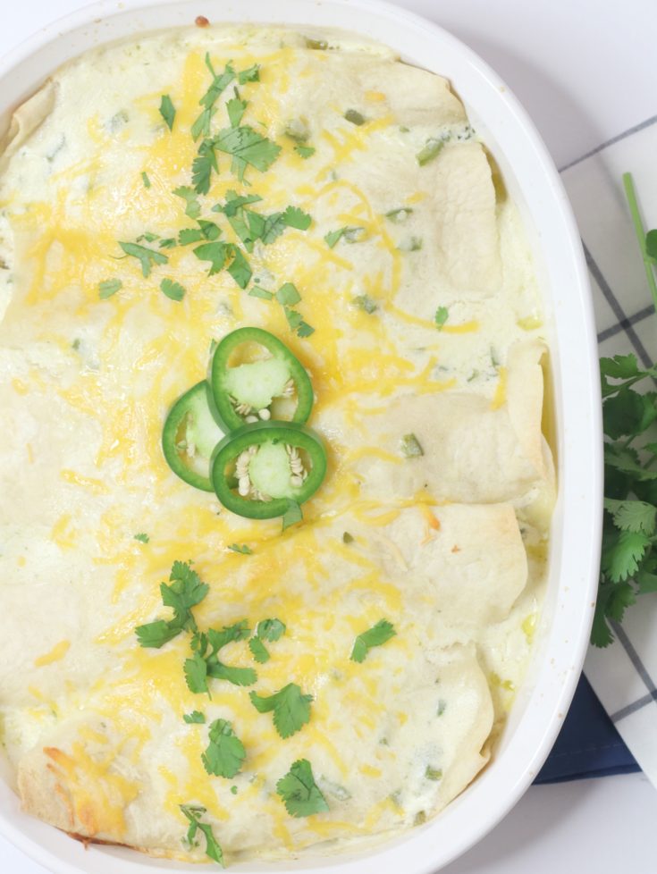 Green Chili Chicken Enchiladas - Houston Mommy and Lifestyle Blogger ...