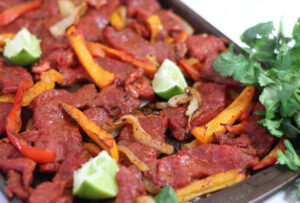 Sheet Pan Steak Fajitas