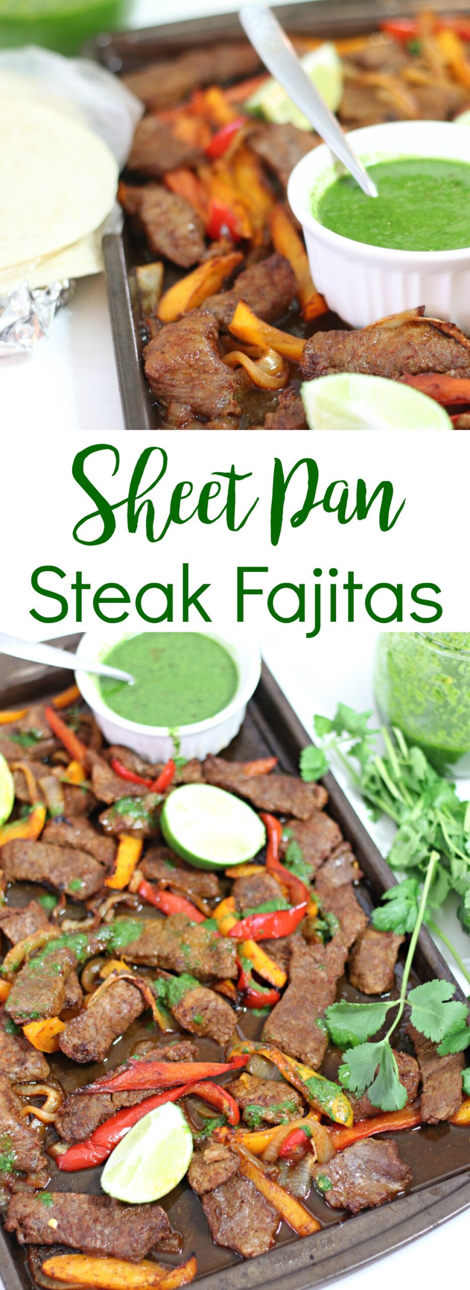 Sheet Pan Steak Fajitas 