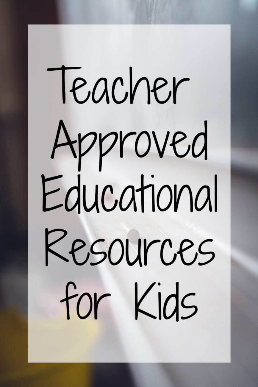 Teacher Approved Educational Resources for Kids